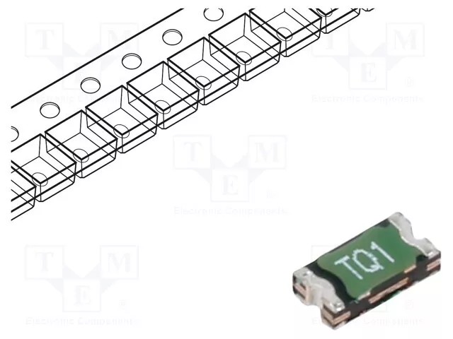 Sécurité: Ptc Polymère 500mA Rouleau, Bande SMD Imax: 100A PTS1206