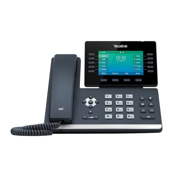 Yealink T54W 16 Line IP HD Phone Colour Screen HD voice Bluetooth and WiFi USB