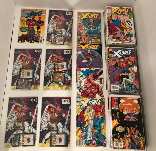 Lot Of 147 X-Force V1 #1-129 Complete Set (-1) + 1 Shots / 2 Minis  1991 Liefeld