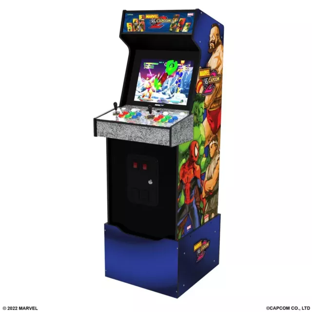 Arcade1UP 5ft (154cm) Marvel vs Capcom 2 Arcade Cabinet Indoor Games Newww Off