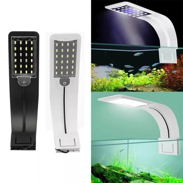 Bright LED Aquarium Light Plants Grow Light Waterproof Clip-on Lamp Fish Tank