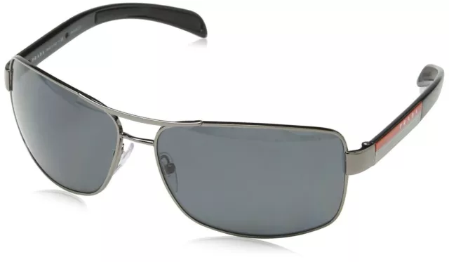 Prada Sport PS54IS Sunglasses-5AV/5Z1 Gunmetal (Polarized Gray Lens)-65mm