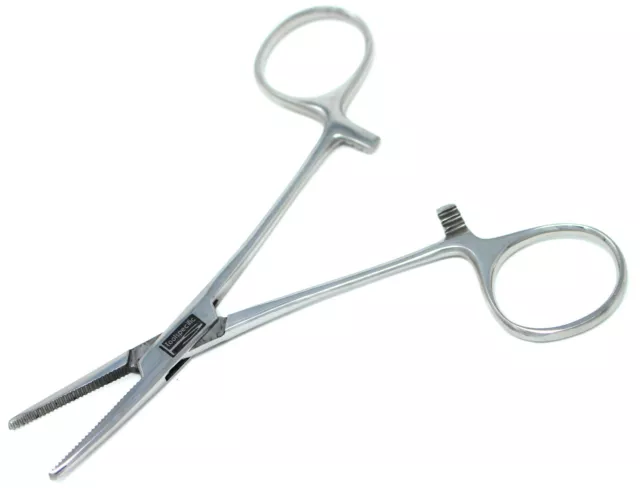 NHS Quality 5" Spencer Wells Standard Clamp / Forceps Ratchet Locking Jaw SWAF