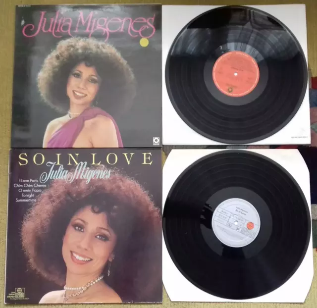 2 LP Sammlung Schallplatte Vinyl Julia Migenes Musical Pop 70er Jahre VG-G+