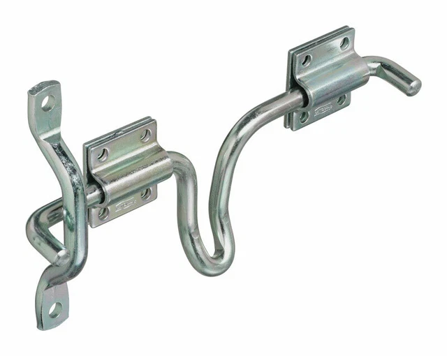 National Hardware  Zinc-Plated  Silver  Steel  Sliding Bolt  Door/Gate Latch