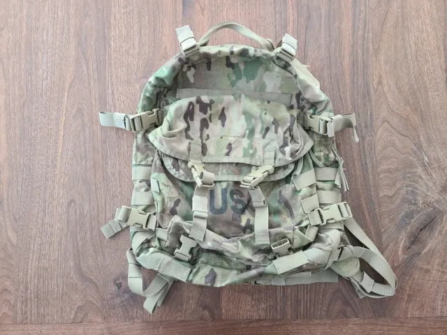 Usgi Us Military Molle Ii 3 Day Assault Pack Ocp Multicam With Pad Stiffener Vg