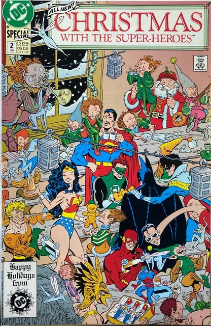 DC Comics Christmas With The Super-Heroes #2 Copper Age 1989
