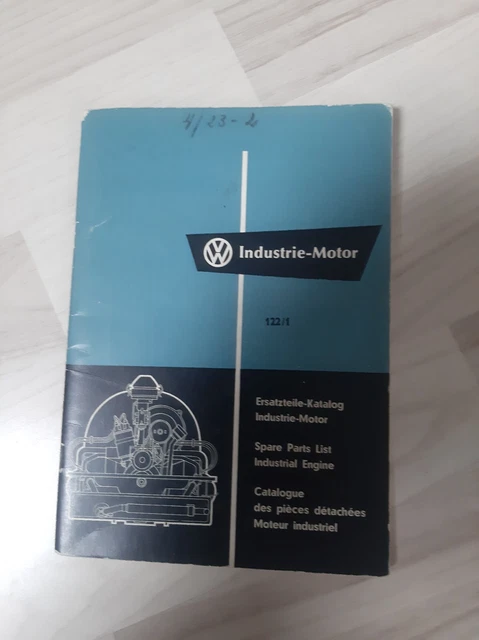 VW Industrie-Motor Ersatzteile-Katalog Industrie-Motor