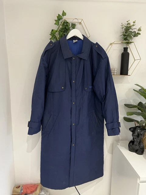 Manteau Trench Coton Pour Fille Oscar De La Renta, Marine, Taille 10 Ans, Neuf Avec étiquettes