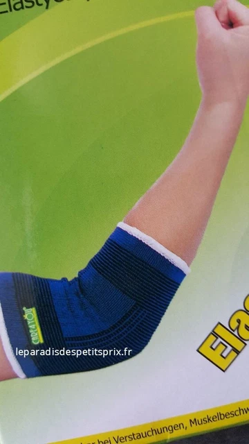 Bandage Coudière élastique Taille Unique – Bleu, Pour Compression Et Fixation