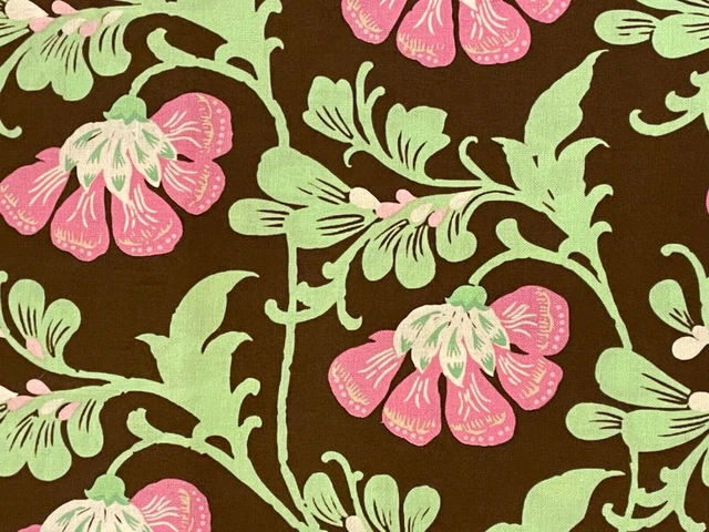 Amy Butler / Rowan Daisy Chain SWEET JASMINE - Brown - 1 yard