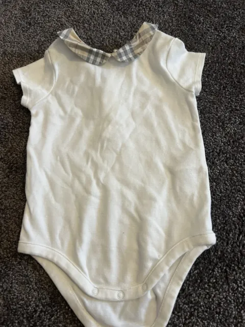 burberry Baby Unisex Romper Size 6 Months