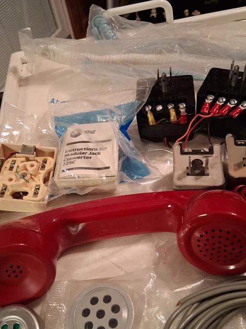 Retro Classig VINTAGE PHONE PARTS Untested Estate Find. Some Still In Original ...