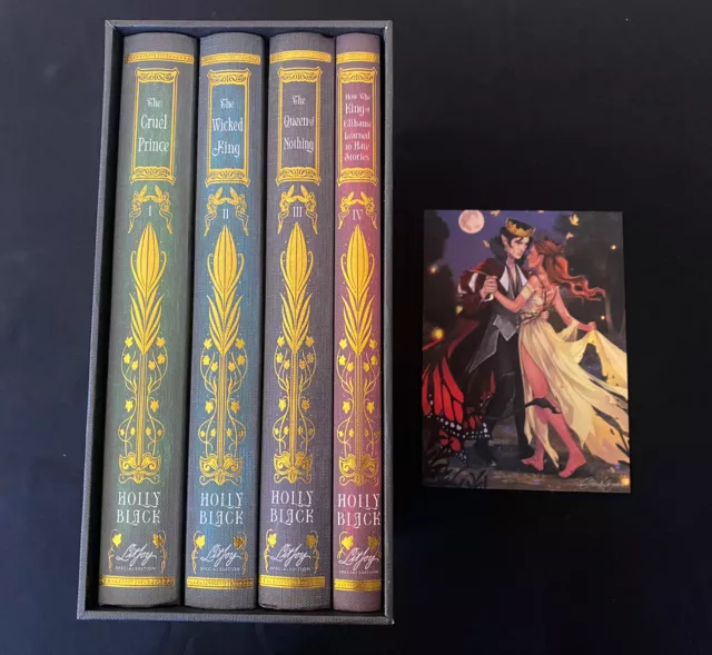 HAND SIGNED 1st Print Litjoy Slipcased Folk of the Air Series Holly Black