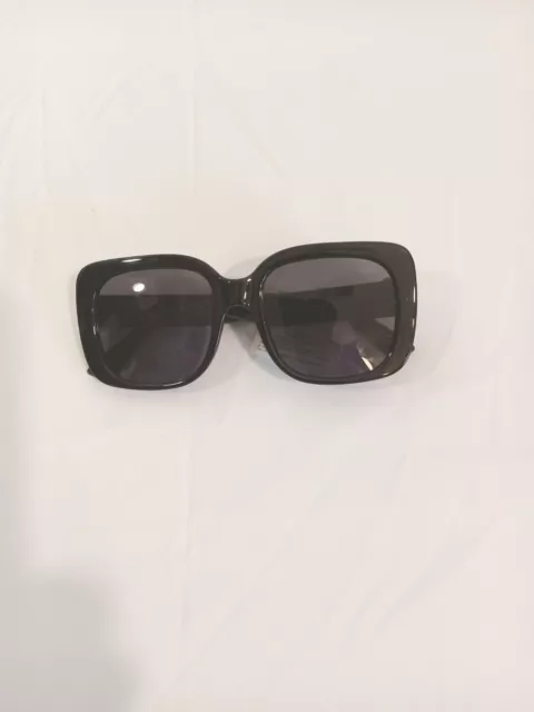 ASOS oversized square sunglasses in shiny black