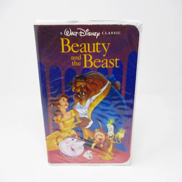 BEAUTY AND THE Beast VHS Black Diamond Walt Disney Classic