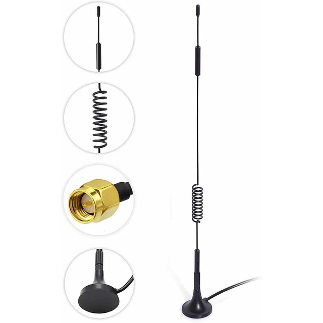 Antenna+Adapter Antenna Kit 868MHz Aerial HNT Helium Male SMA 10 Feet Universial