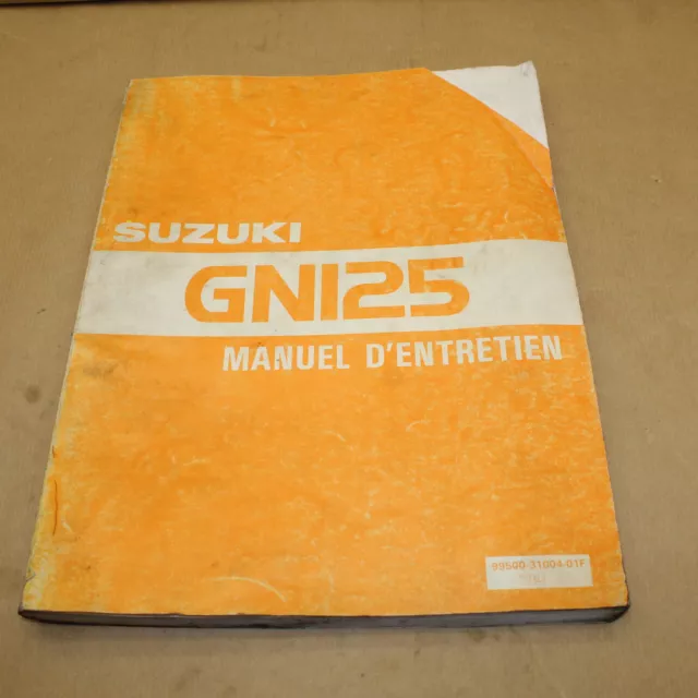 Manuel Revue Technique D Atelier Suzuki Gn 125 1982 - 1993 Entretien Gn125 125Gn