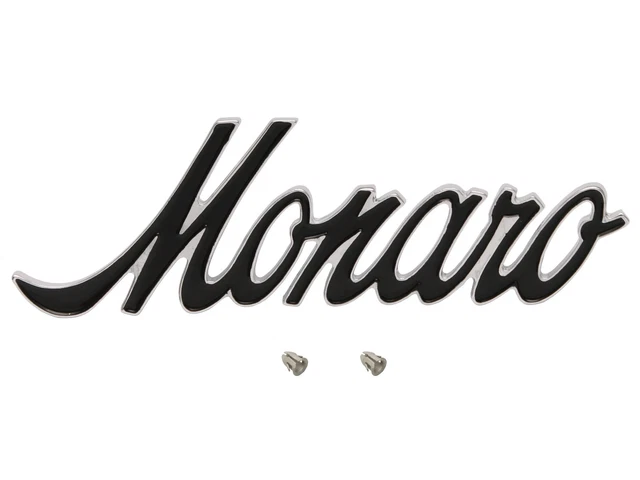 Holden - MONARO - Badge x1 BLACK Guard / Fender HQ HJ  emblem  gts