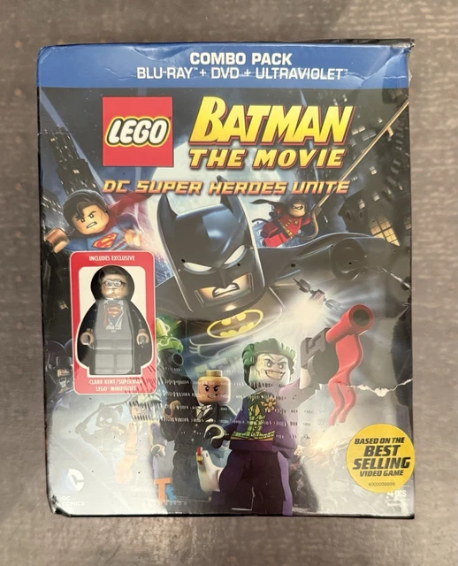 LEGO BATMAN THE Movie DC Super Heroes Unite Blu-Ray DVD w/ Clark