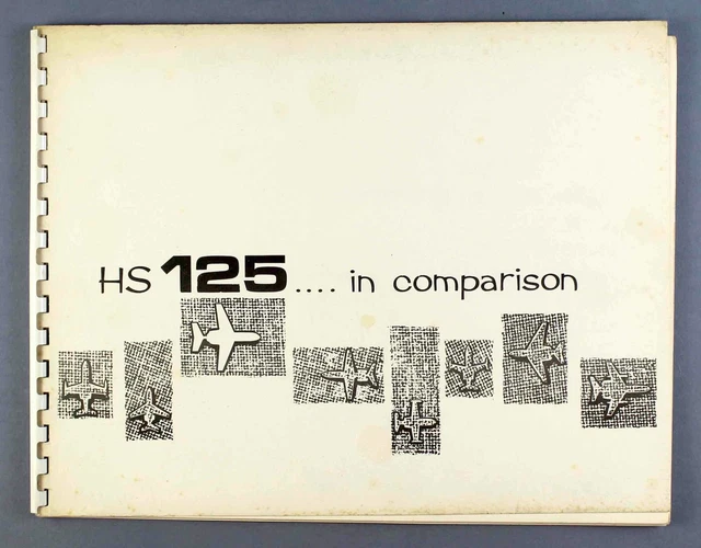 Hawker Siddeley Hs125 Comparison Manufacturers Sales Brochure Private Jet
