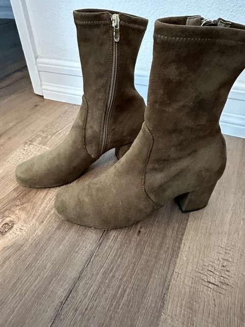 Silent d careful hotsell stretch boots black