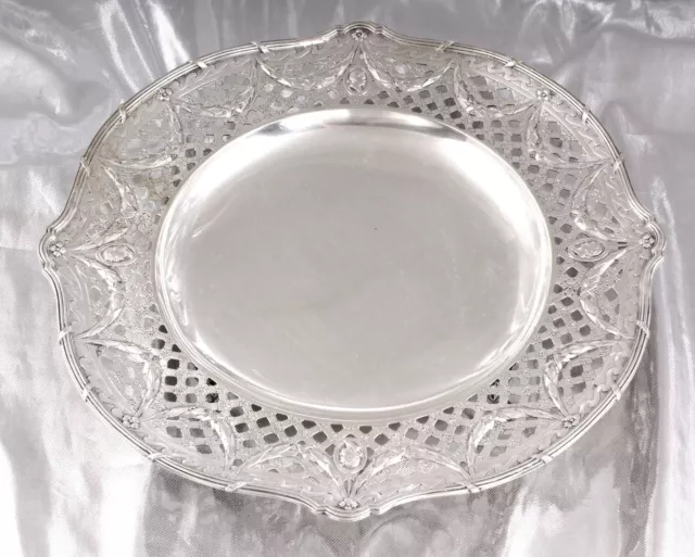 Superbe Reperce Plateau De Presentation 'Effigie Louis Xvi' - Argent Massif