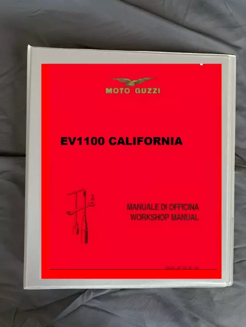 Moto Guzzi EV1100 California service repair shop manual repair manual