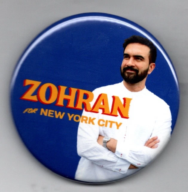 Zohran Mamdani campaign poster New York City