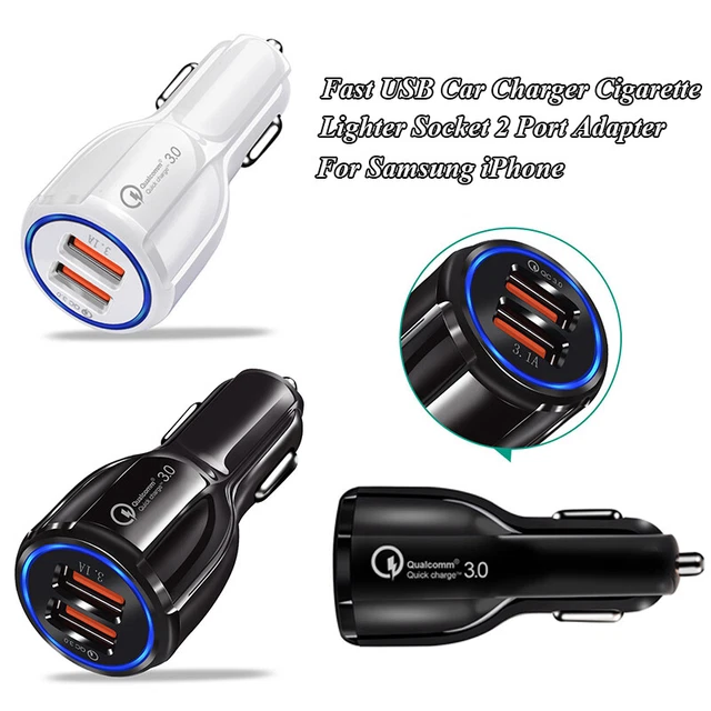 USB Voiture Prise Téléphone Rapide Chargeur 12V Allume-Cigare D Adaptateur GB ,