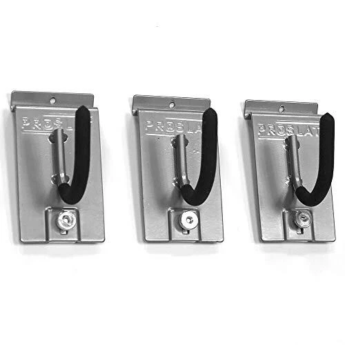 Heavy Duty U-Hook Designed  PVC Slatwall, 3-Pack