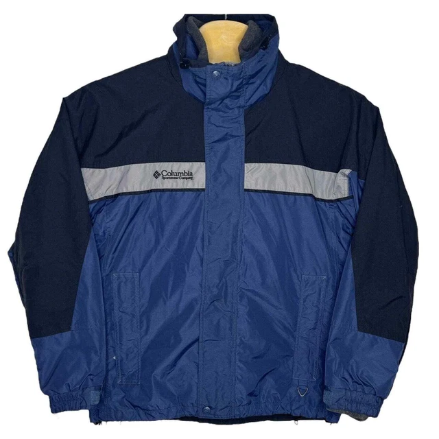 Columbia Men’s Medium Blue Grey Black Interchange Full Zip Bugaboo Jacket