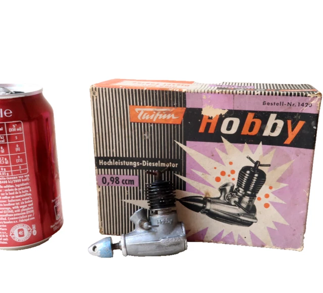 Moteur Ancien RC Vintage Model Engine Webra 1.7CC #1004 Made in Germany