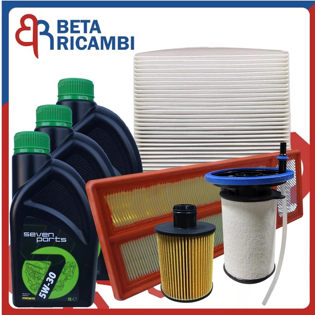 Kit Tagliando Per Fiat Panda 312 1.3 Multijet Lancia Ypsilon EURO 5 Siroil 5W30 - Foto 14