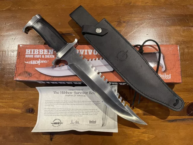 Rare Collectors - United Cutlery Hibben Survivor Bowie Knife - Rambo (Gh5026)