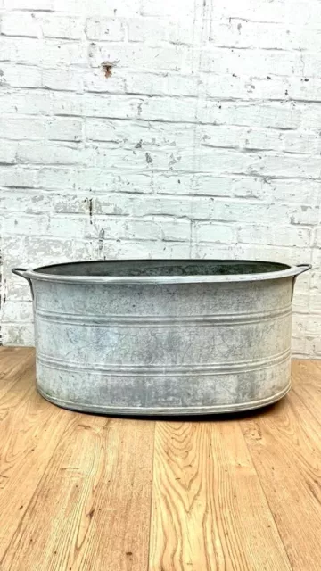 schöne alte Wanne Zinkwanne Pflanzgefäß, tolle Patina, shabby chic vintage antik