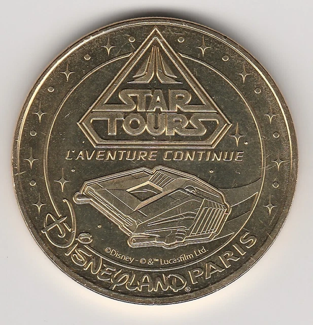 A 2024 TOKEN Medaille Monnaie De Paris 77 N°42 Disneyland Star