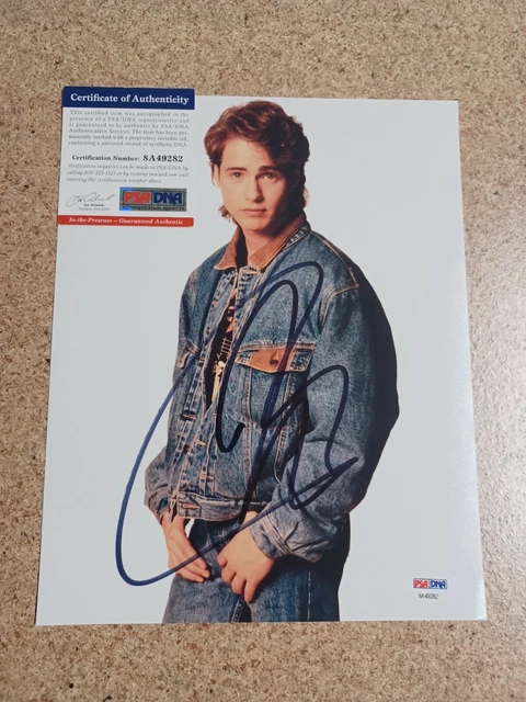 Jason Priestley Signed 8x10 Photo PSA DNA COA Brandon Walsh 90210 Auto Authentic