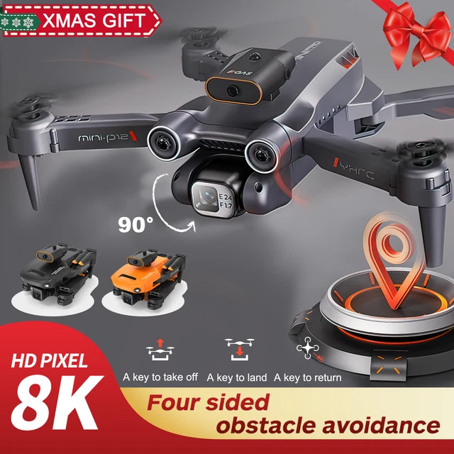 2024 RC DRONE 8K GPS HD Dual Camera FPV Foldable Selfie RC Quadcopter 3