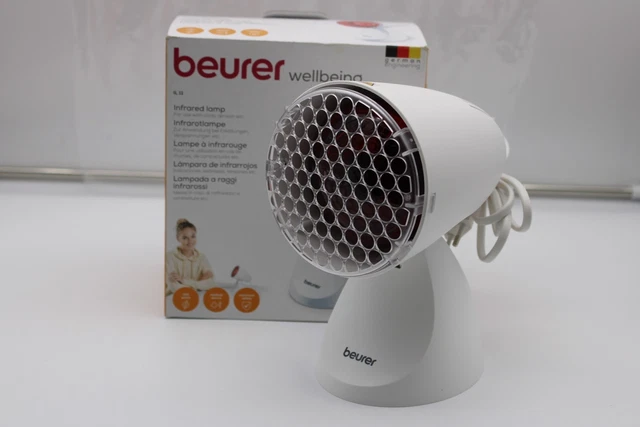 Beurer IL 11 Infrarotlampe mit Schutzgitter, Medizinprodukt mit wohltuender Wärm