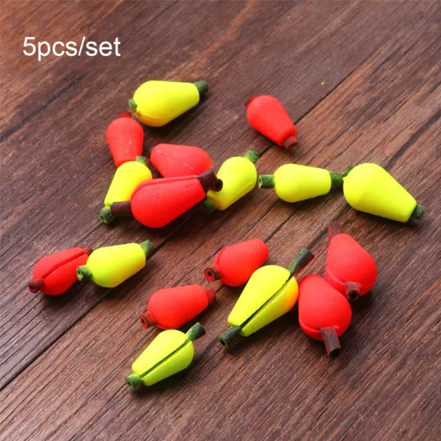 FISH BEANS WATER droplets Oval Fishing Floats Beads Fly Fishing Bobbers  Float $6.97 - PicClick AU