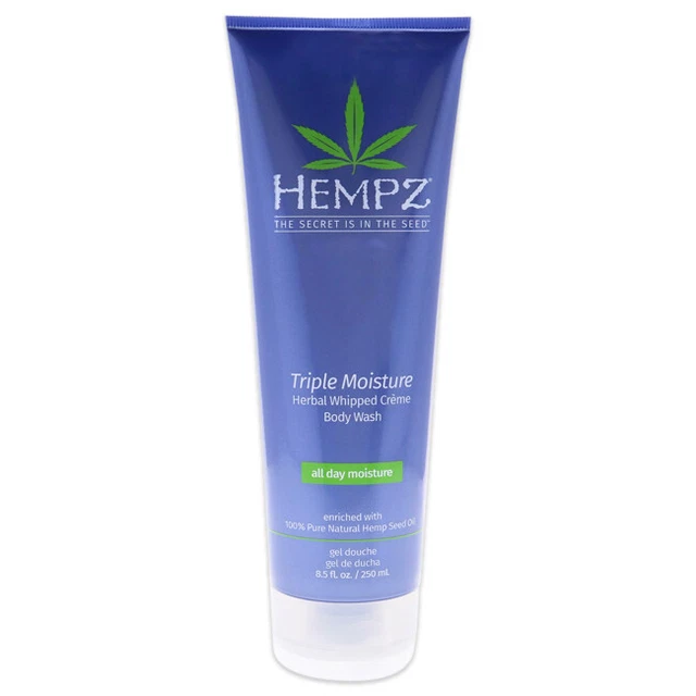 Hempz Triple Moisture Whipped Creme Body Wash 8.5 oz Skincare