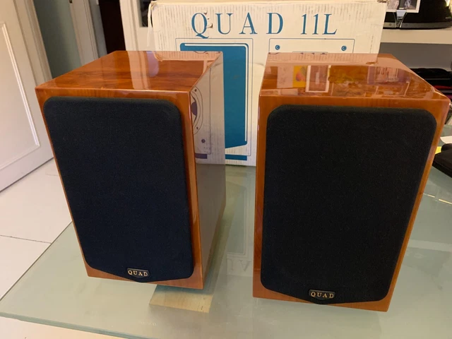 QUAD SPEAKERS 77 11L Main Stereo Speakers monitors 85.00