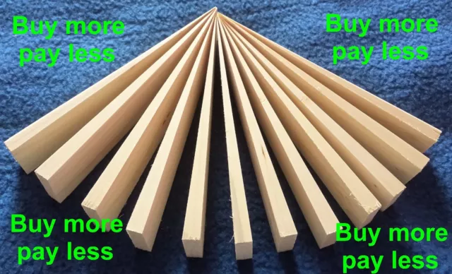 set of 12 WOODEN WEDGES levelling door stop ANTI  FENCE RATTLE x 2