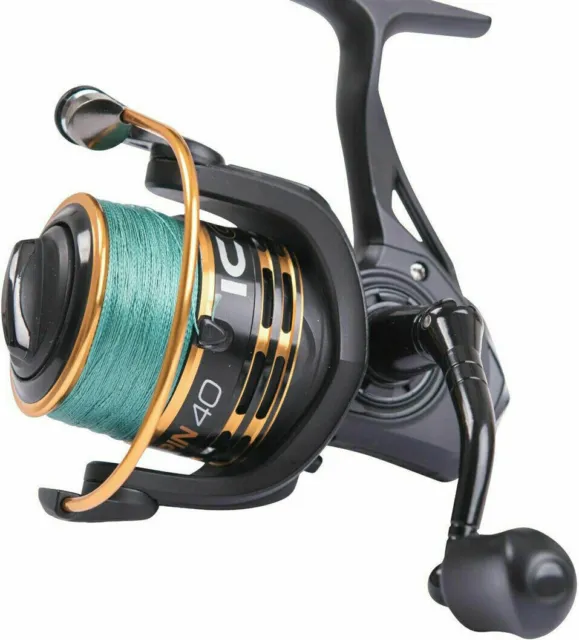 Leeda Icon Spin 50 Reel Loaded with 20lb Braid / Lure Spinning Fishing Reel