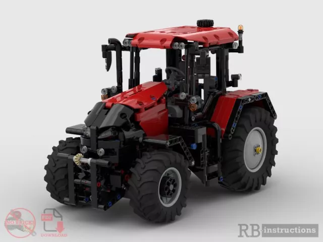 RBi PDF Bauanleitung Traktor Optom Eigenbau MOC aus LEGO® Steine Claas Xerion