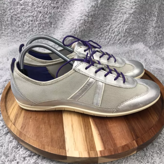 ECCO BLUMA SUMMER Ballerina Shoes Women s Size EUR 35 US 4 4.5 Pewter 24.00 PicClick