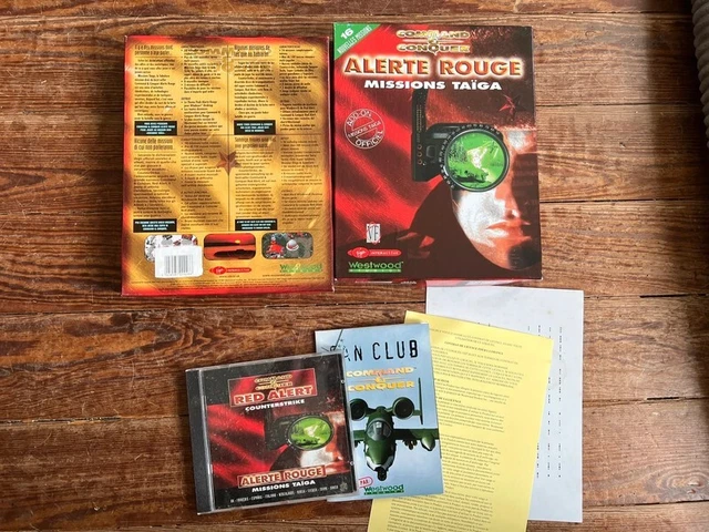 Command & Conquer Alerte Rouge - Édition Big Box 1997 Westwood (complet, PC)