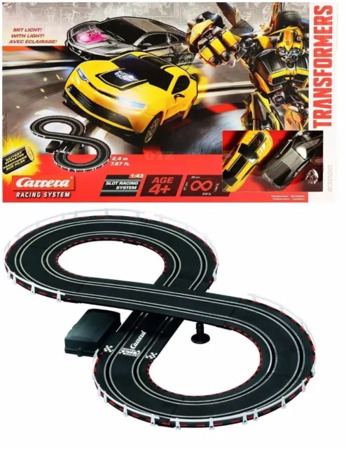 Transformers RC IR Remote Control Slot Car Race 4+ Carrera Bumblebee Lockdown