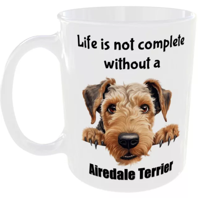 Airedale Terrier Mug Breed Dog Owner Gift My Coffee Tea Cup Pet Lovers Canine K9